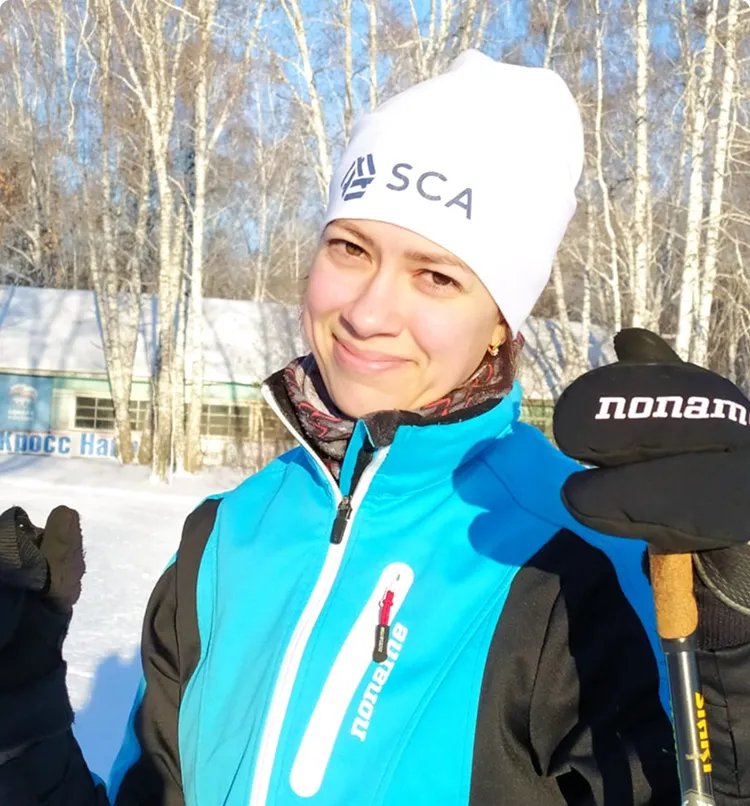Титова Евгения, кандидат в мастера спорта по зимнему полиатлону